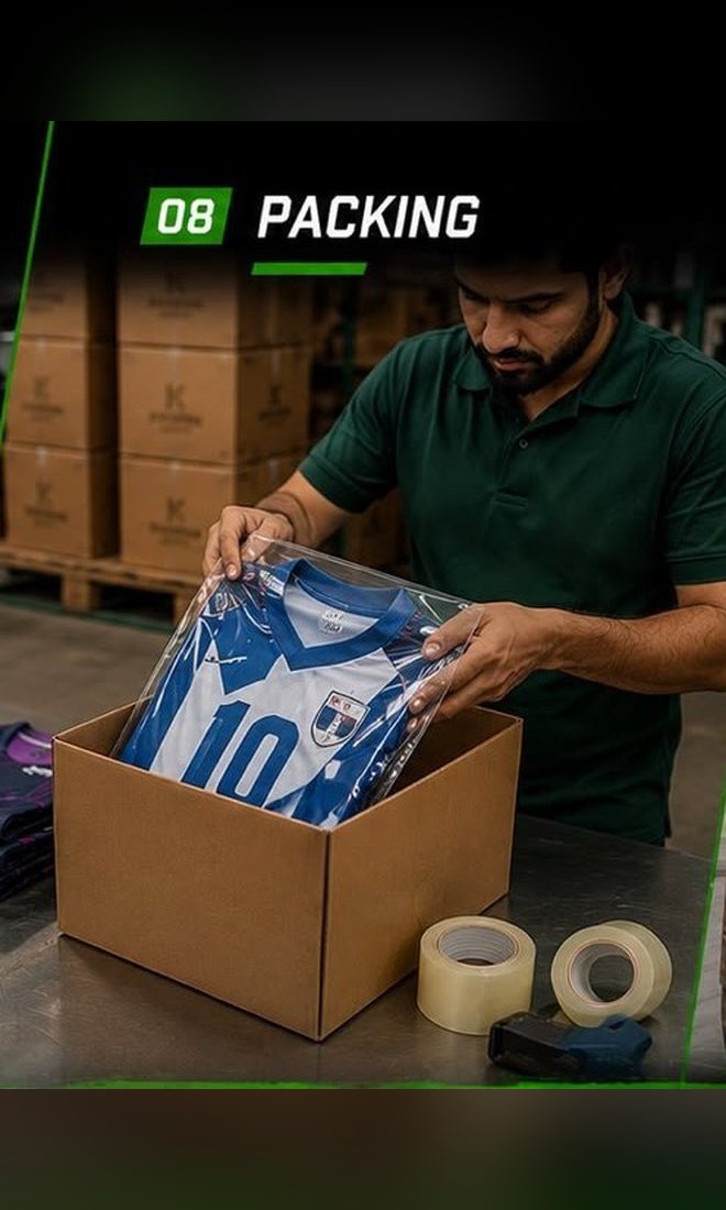 Quality control, packing and global shipping at Khurma Sports