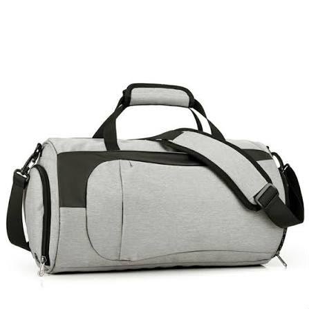 Custom Duffel Bag — Grey