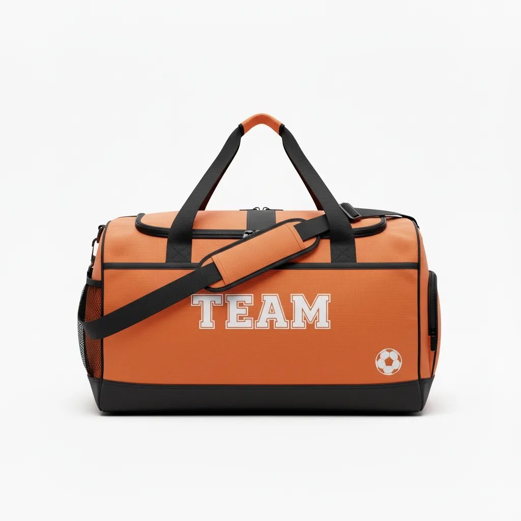 Custom Duffel Bag — Orange