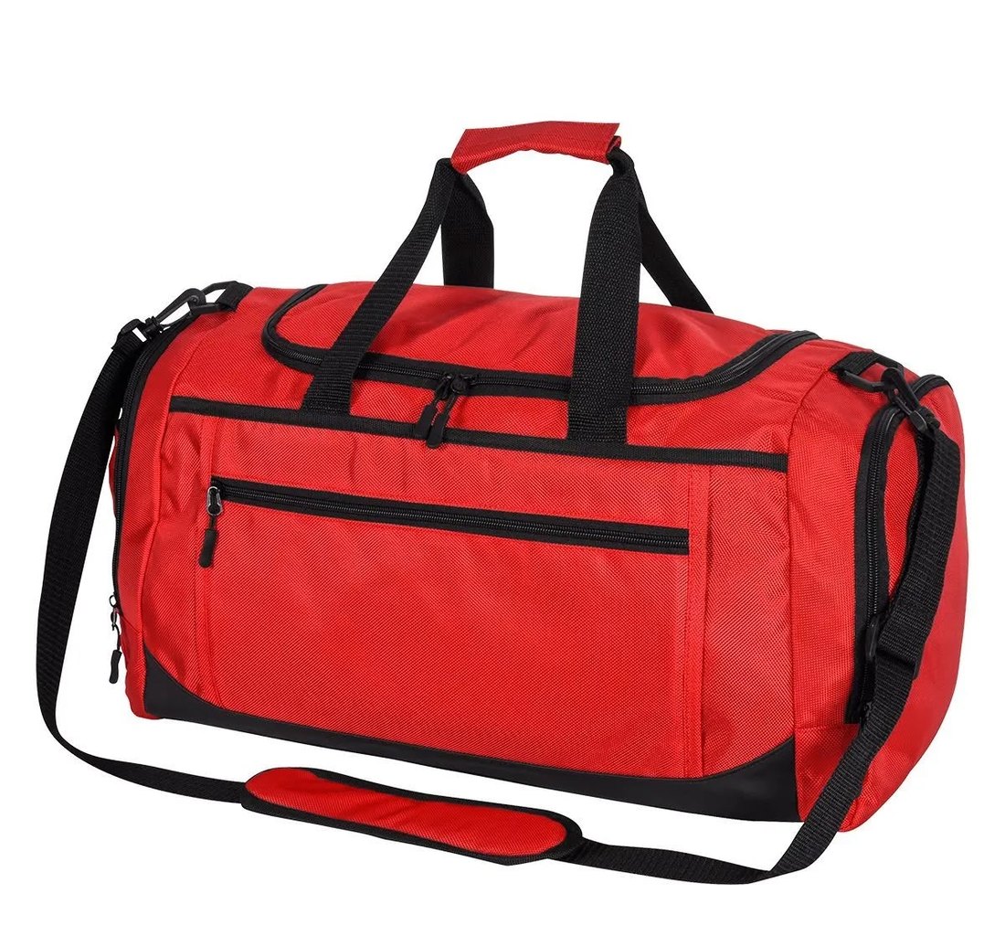Custom Duffel Bag — Red