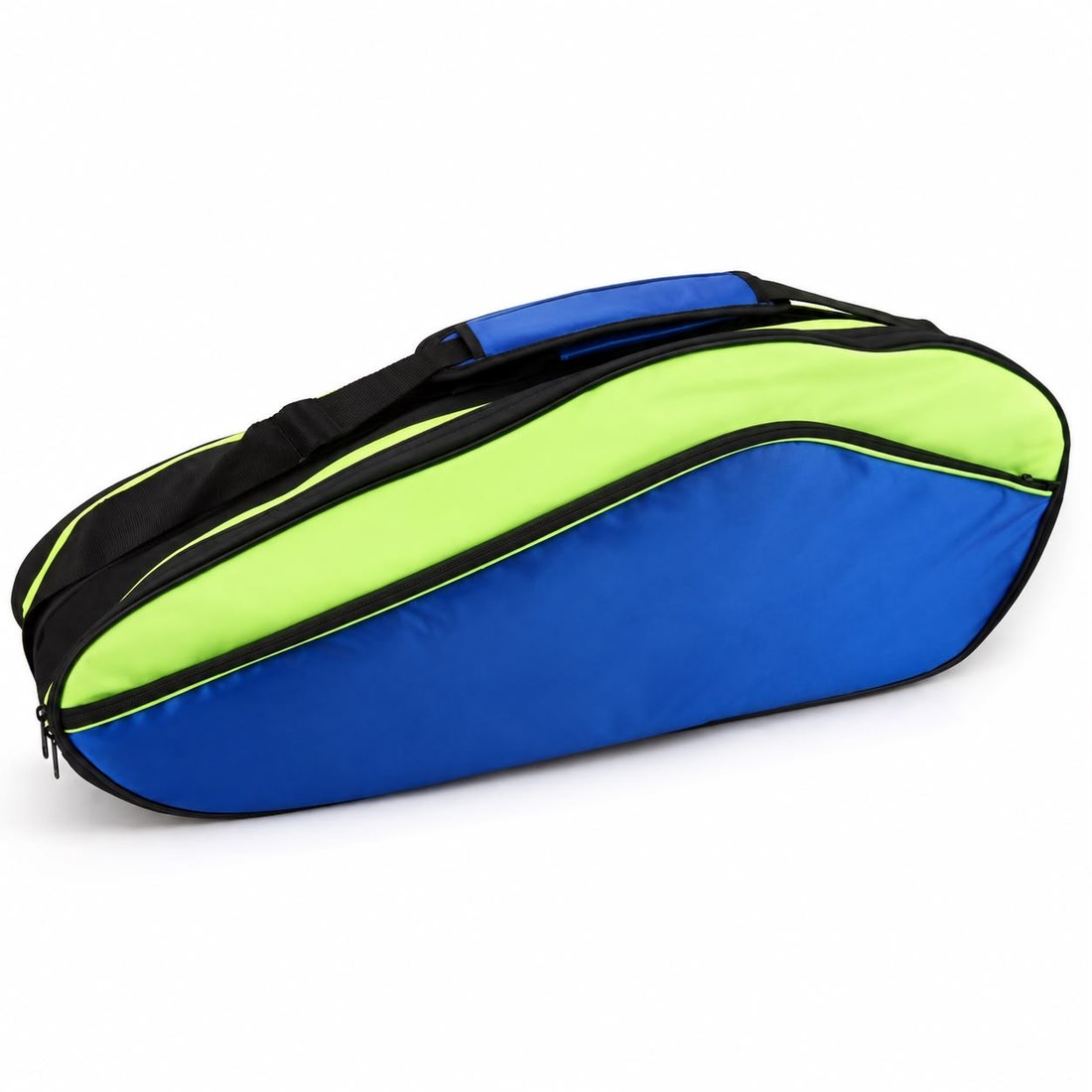 Custom Racket Tennis Bag — Blue / Green