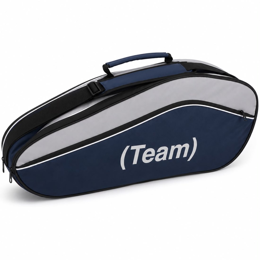 Custom Racket Tennis Bag — Navy / Grey