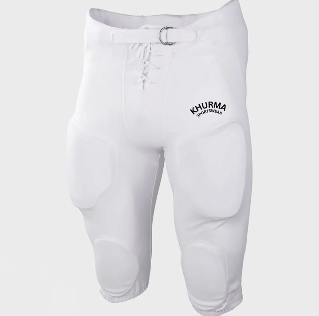 Padded Compression Pants — White