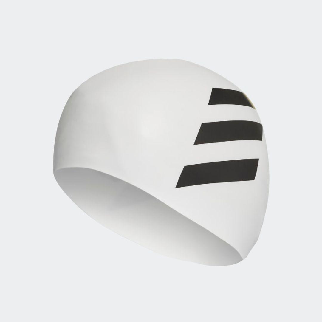 Swimming Cap — Silicone, White